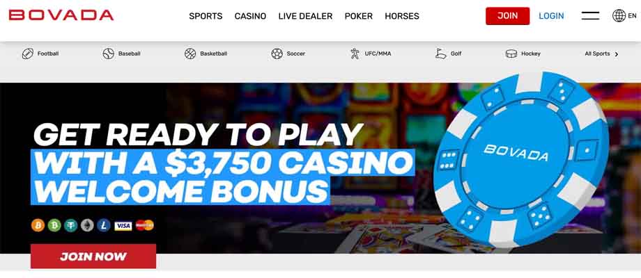 Bovada Screenshot 2024